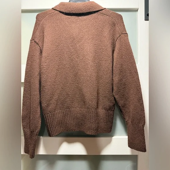 Banana Republic Chocolate Button-Up Cardigan - Picture 2 of 4